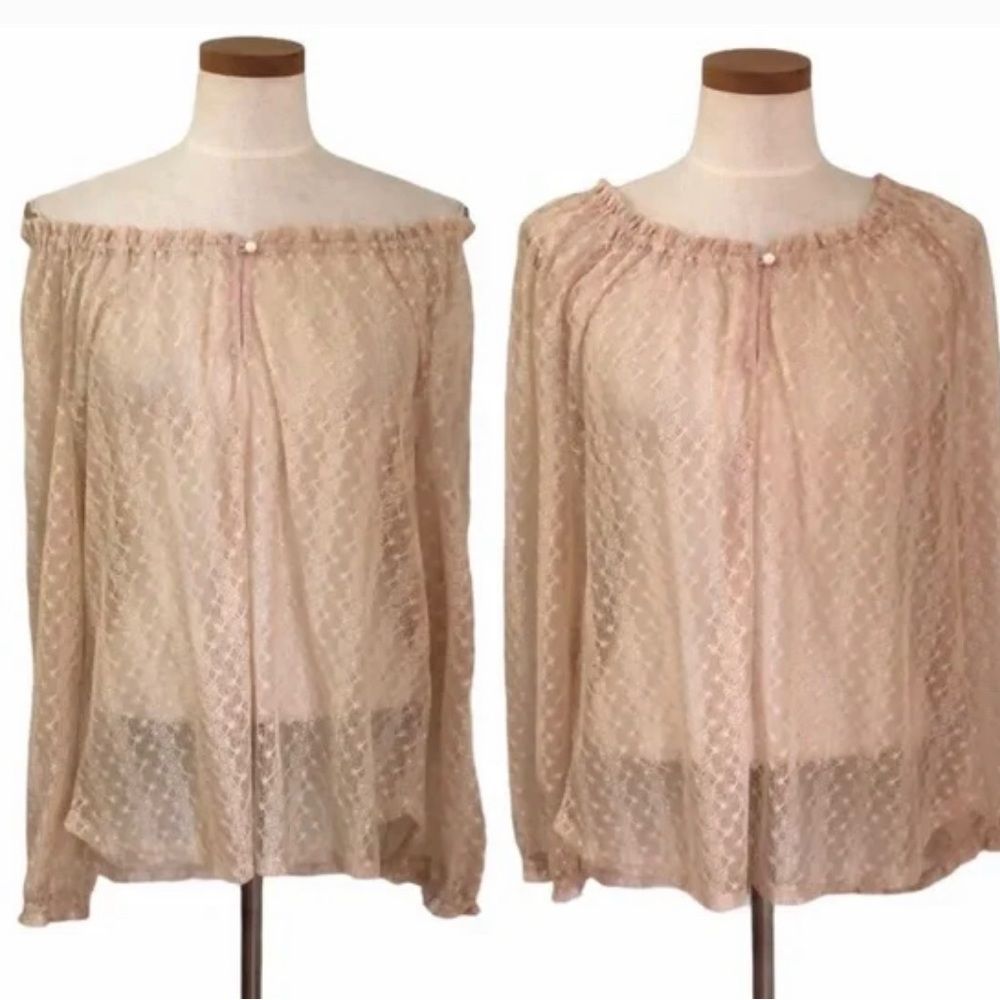 ANTHROPOLOGIE Pleione Lace Top